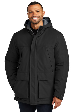 Port Authority ® Latitude Waterproof Heavyweight Parka J363 — Deep Black