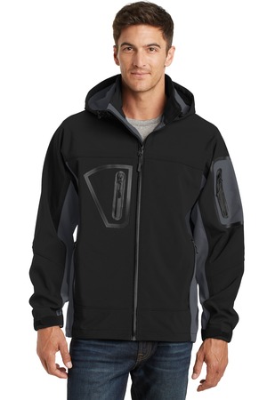 Port Authority ® Waterproof Soft Shell Jacket. J798 — Black/ Graphite