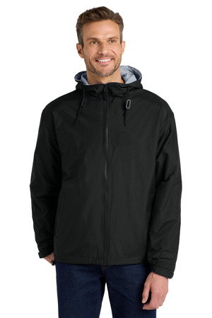 Port Authority ® Team Jacket. JP56 — Black/ Light Oxford