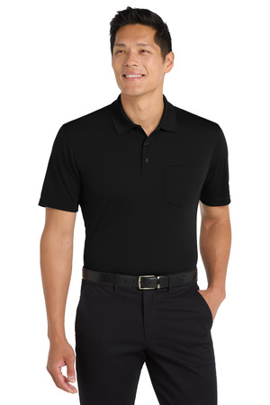 Port Authority ® Dry Zone ® UV Micro-Mesh Pocket Polo. K110P — Deep Black