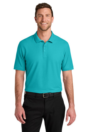 Port Authority ® Wearever Signature Pique Polo K200 — Aquamarine