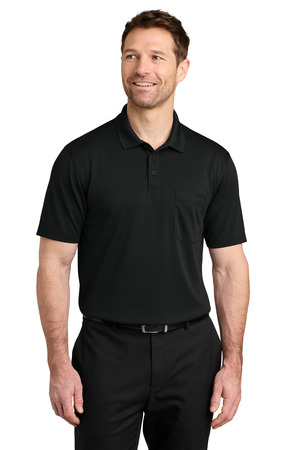 Port Authority ® Wearever Performance Pique Pocket Polo K240P — Deep Black