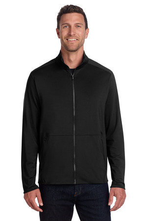 Port Authority ® Accord Stretch Fleece Full-Zip K595 — Black