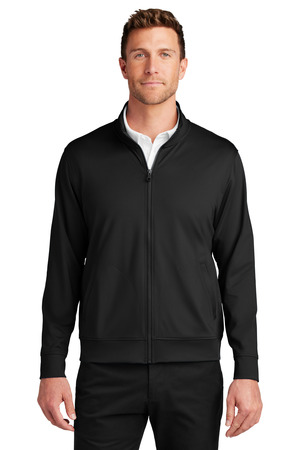 Port Authority ® C-FREE ® Double Knit Full-Zip K881 — Deep Black