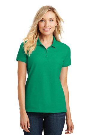 Port Authority ® Women's Core Classic Pique Polo. L100 — Bright Kelly Green