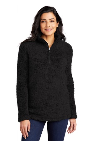 Port Authority ® Women's Cozy 1/4-Zip Fleece L130 — Black