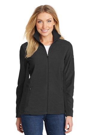 Port Authority ® Women's Summit Fleece Full-Zip Jacket. L233 — Black/ Black
