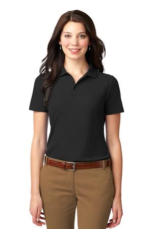 Port Authority ® Women's Stain-Resistant Polo. L510 — Black
