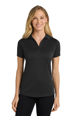 Port Authority ® Women's Diamond Jacquard Polo. L569 — Black