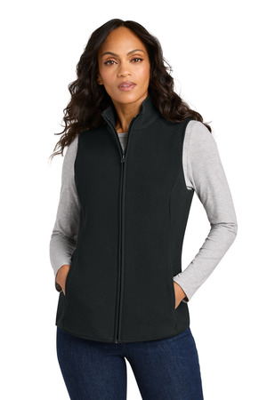 Port Authority ® Women's C-FREE ® Fleece Vest L702 — Deep Black