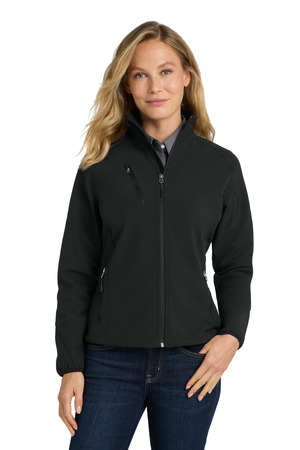 Port Authority ® Women's Textured Soft Shell Jacket. L705 — Black