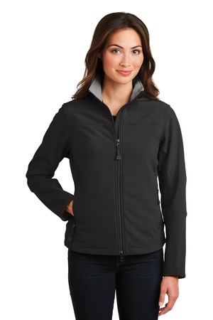 Port Authority ® Women's Glacier ® Soft Shell Jacket. L790 — Black/ Chrome