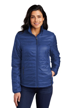 Port Authority ® Women's Packable Puffy Jacket L850 — Cobalt Blue