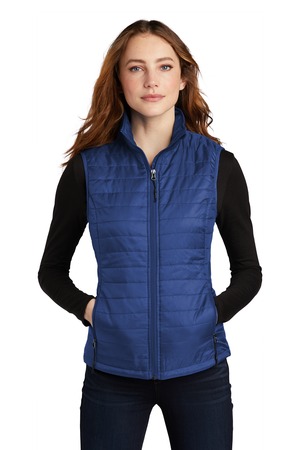 Port Authority ® Women's Packable Puffy Vest L851 — Cobalt Blue