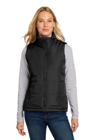 Port Authority ® Women's Puffer Vest L853 — Deep Black