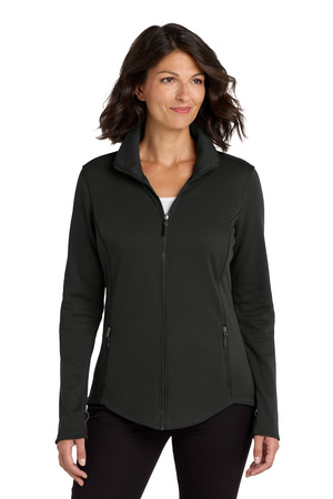 Port Authority ® Women's Collective Smooth Fleece Jacket. L904 — Deep Black