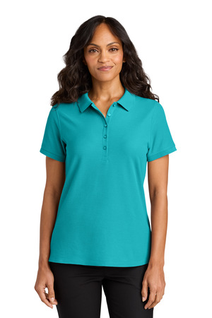 Port Authority ® Women's Wearever Signature Pique Polo LK200 — Aquamarine