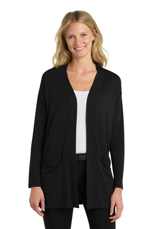 Port Authority ® Women's Concept Long Pocket Cardigan . LK5434 — Black