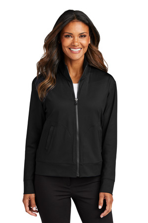 Port Authority ® Women's C-FREE ® Double Knit Full-Zip LK881 — Deep Black