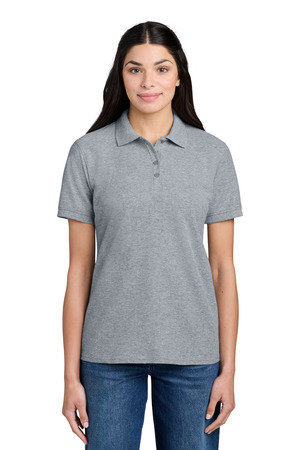Port & Co ® Women's Core Blend Pique Polo. LKP155 — Athletic Heather