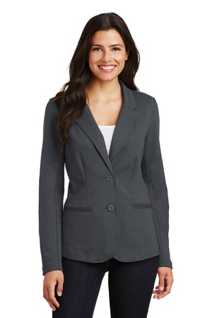 Port Authority ® Women's Knit Blazer. LM2000 — Battleship Grey