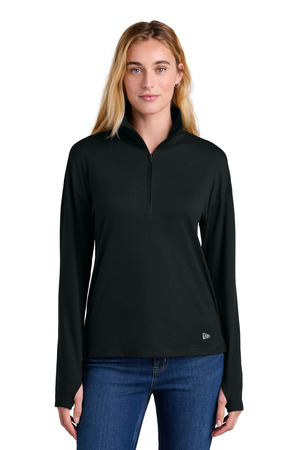 New Era ® Women's Power 1/2-Zip LNEA228 — Black