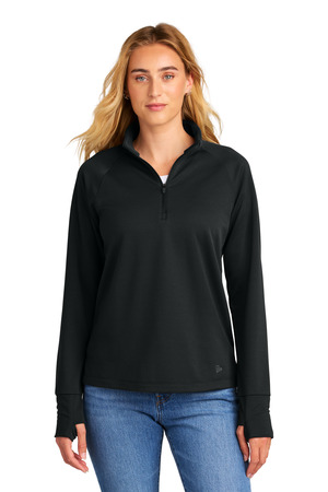 New Era ® Women's Stand Out 1/4-Zip LNEA515 — Black