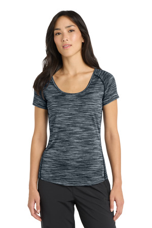 OGIO ® Women's Verge Scoop Neck. LOE326 — Blacktop Space Dye