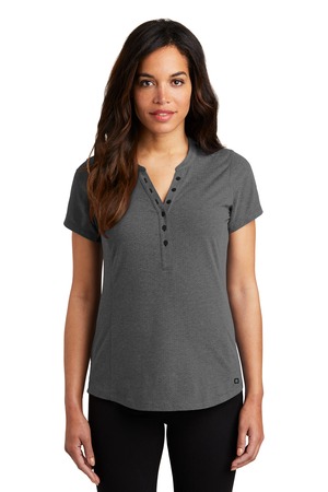 OGIO ® Women's Tread Henley. LOG136 — Blacktop Heather