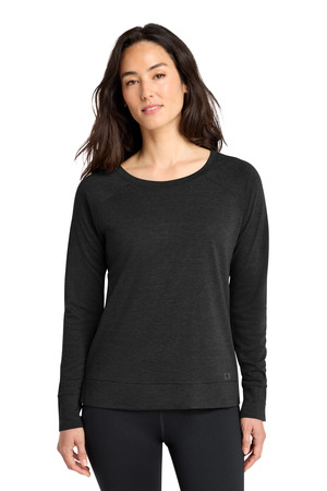 OGIO ® Women's Command Long Sleeve Scoop Neck LOG150 — Blacktop