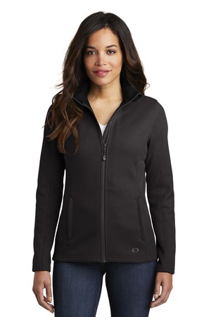 OGIO ® Women's Grit Fleece Jacket. LOG727 — Blacktop
