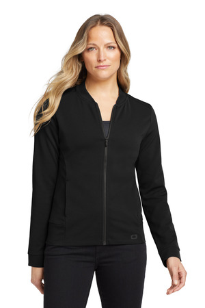 OGIO ® Women's Hinge Full-Zip. LOG820 — Blacktop
