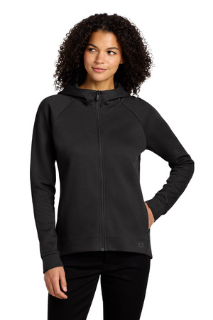 OGIO ® Women's Bolt Full-Zip Hoodie LOG850 — Blacktop