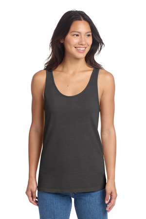 Port & Co ® Women's Beach Wash ® Garment-Dyed Tank LPC099TT — Coal