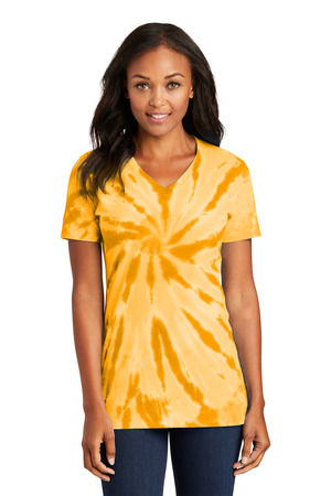 Port & Co ® Women's Tie-Dye V-Neck Tee. LPC147V
