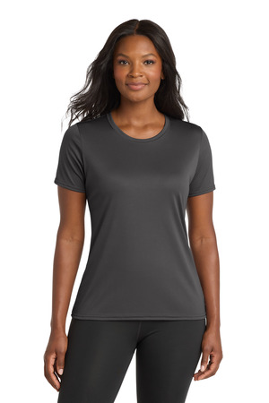 Port & Co ® Women's Performance Tee. LPC380 — Charcoal