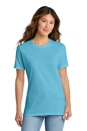 Port & Co ® Women's Core Cotton Tee. LPC54 — Aquatic Blue