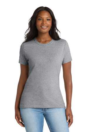 Port & Co ® Women's Core Blend Tee. LPC55 — Athletic Heather
