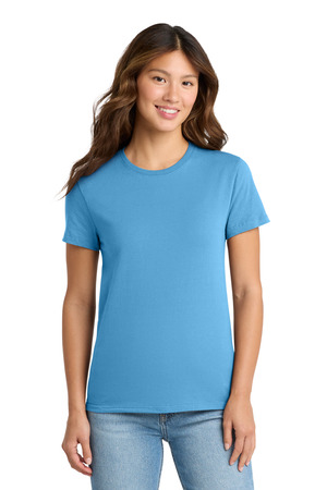 Port & Co ® Women's Essential Tee. LPC61 — Aquatic Blue