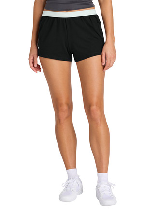 Sport-Tek ® Women's Jersey Knit Squad Short LST311 — Black