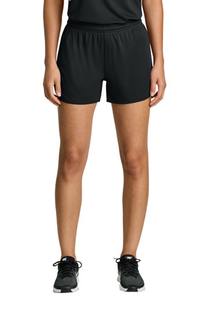 Sport-Tek ® Women's Club 3' Track Short LST447 — Black