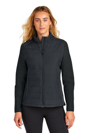 Sport-Tek ® Women's Teknical Hybrid Jacket LST940 — Black