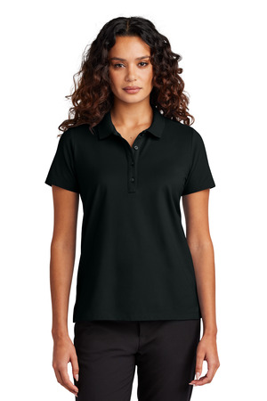 Mercer+Mettle ® Women's Stretch Pique Polo MM1005 — Deep Black
