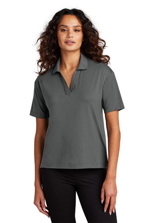 Mercer+Mettle ® Women's Stretch Jersey Polo MM1015 — Anchor Grey