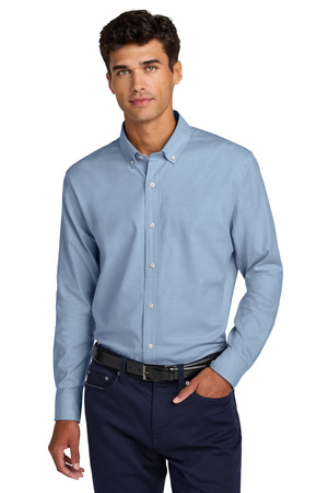 Mercer+Mettle ® Long Sleeve Modern Oxford Shirt MM2002 — Cobalt
