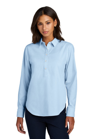 Mercer+Mettle ® Women's Long Sleeve Modern Oxford Shirt MM2003 — Light Blue