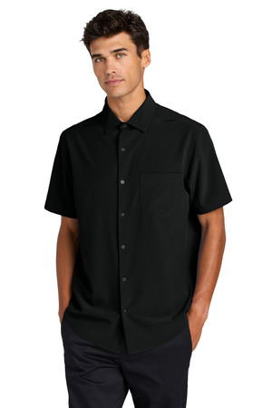 Mercer+Mettle ® Short Sleeve UV Capital Tech Shirt MM2006 — Deep Black