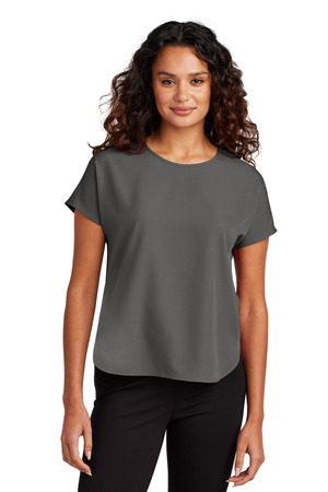 Mercer+Mettle ® Women's Stretch Crepe Crew MM2015 — Anchor Grey