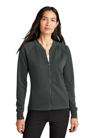Mercer+Mettle ® Women's Double-Knit Bomber MM3001 — Anchor Grey