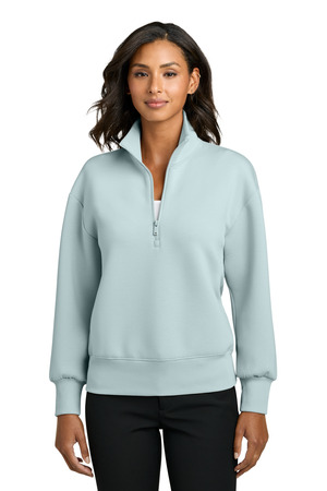 Mercer+Mettle ® Women's Soft Spacer 1/4-Zip MM3101 — Celestial Blue